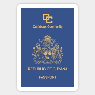 Guyana passport Sticker